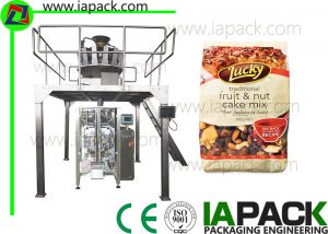 Gusset Bags Doypack Packing Machine 200G - 500G Nuts 50 Bag Min